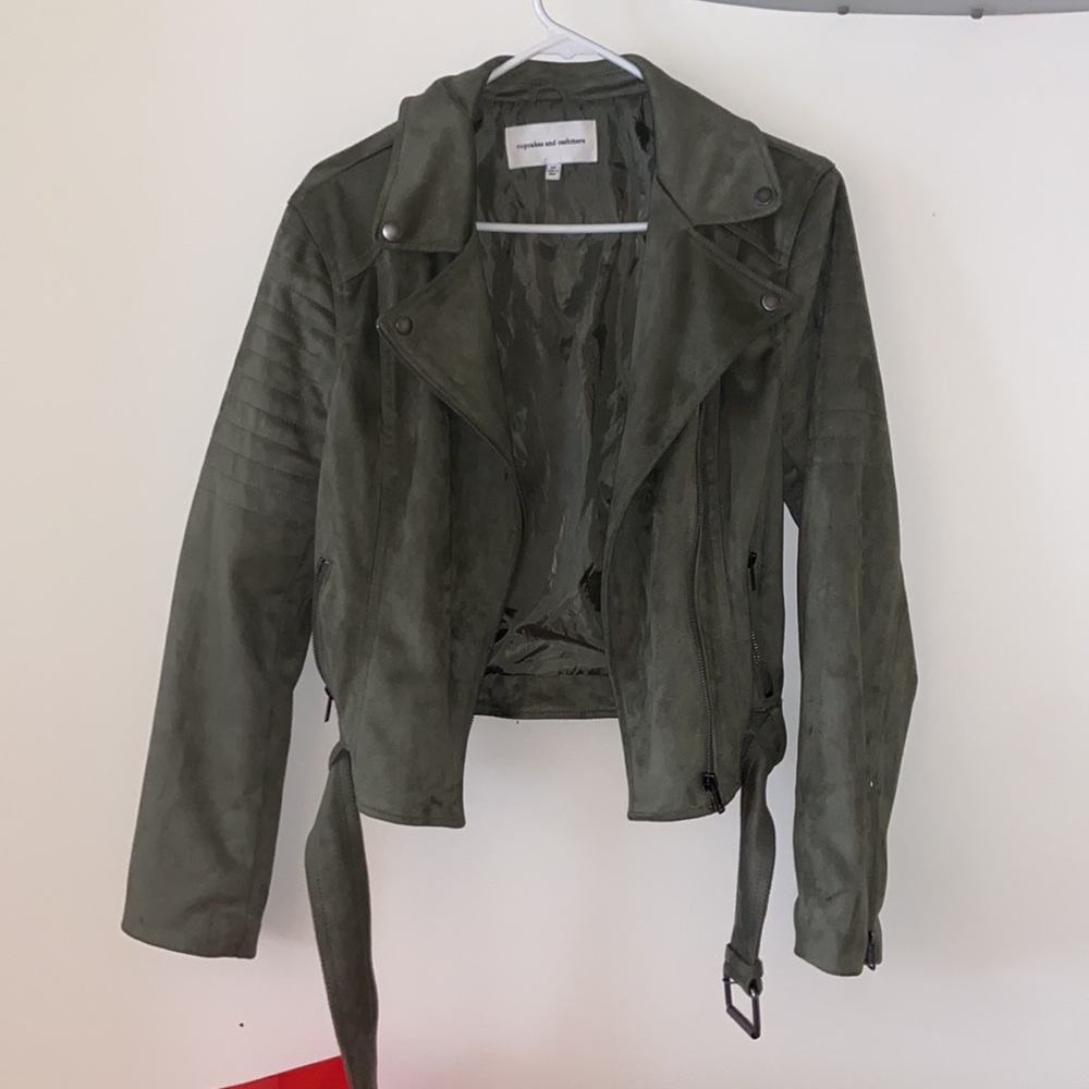 Vintage, Barely used green seude jacket
